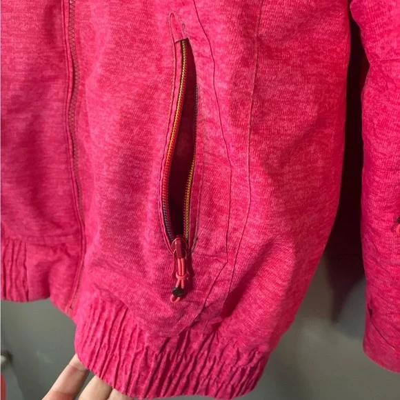 Roxy size M vibrant Pink, ski or snowboard Hooded winter snow Jacket - Picture 6 of 8